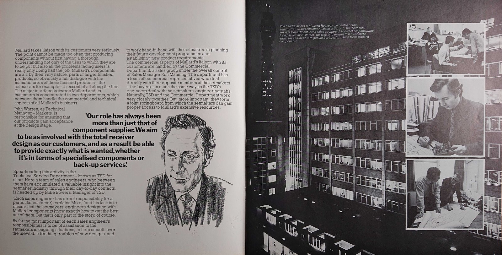 Middle of cover of M BBC 50